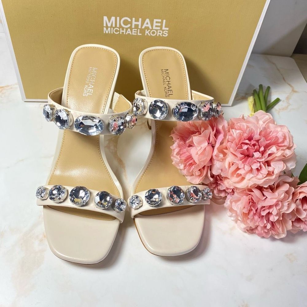 MK gemstones sandals, New, Size 7